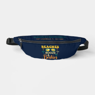Custom Junggeselinnen-Abschied Beaches Booze Besti Bauchtasche