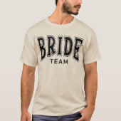 Custom Junggeselinnen-Abschied Bride Squad Shirt, T-Shirt (Vorderseite)