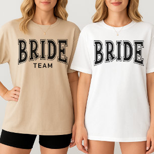 Custom Junggeselinnen-Abschied Bride Squad Shirt,  T-Shirt