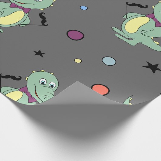 Custom Jungle Thema Geburtstag Geschenkpapier (Ecke)