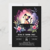 Custom Jungle Tiger Geburtstag Einladung (Vorderseite)