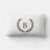 Custom Just Married Wedding Pillow Names & Date Lendenkissen (Rückseite)