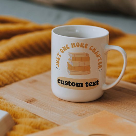 custom Just One More Kapitel Leserbuch Kaffeetasse