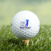 Custom K Initial - Golfer Mark - Blue  Golfball (Insitu T-Shirt)