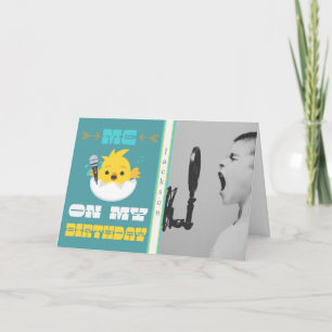 Custom Karaoke Foto Geburtstag Karte