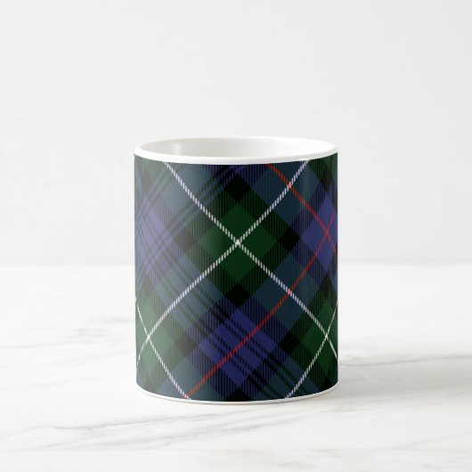 Custom Kariert Lila Green Classic MacKenzie Tartan Kaffeetasse (Mittel)