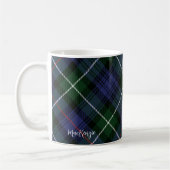 Custom Kariert Lila Green Classic MacKenzie Tartan Kaffeetasse (Links)
