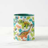 Custom Kawaii Dinosaur Adventure Tasse für Kinder (Zentrum)
