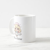 Custom Kawaii Nurse Mug – Personalized Cute Chibi Kaffeetasse (Vorderseite Links)