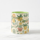 Custom Kawaii Pflanze Themenwelt Tasse für Kinder (Zentrum)