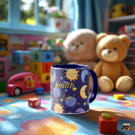 Custom Kawaii Starry Night for Kids Tasse