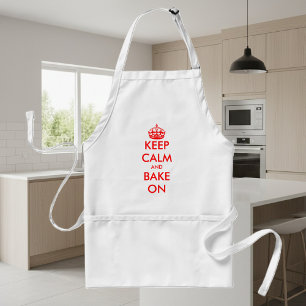 Custom Keep Calm apron Customizable template Schürze