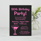 Custom Keep calm it's a Birthday party invitations Einladung (Stehend Vorderseite)