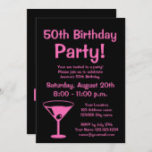 Custom Keep calm it's a Birthday party invitations Einladung (Vorne/Hinten)
