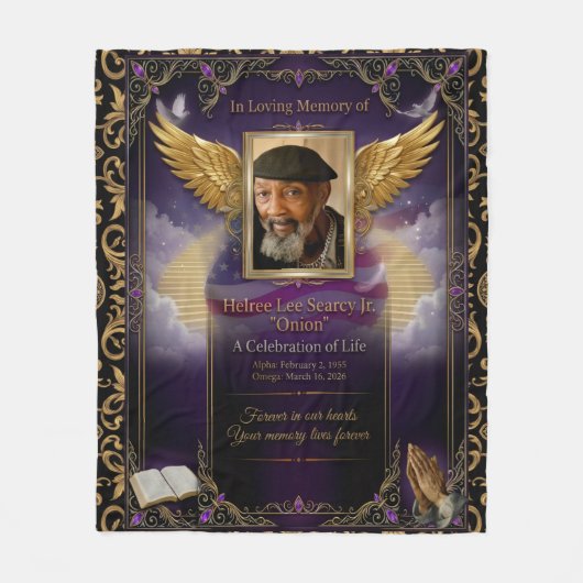 Custom Keepsake Fleece Blanket  (Vorderseite)