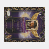 Custom Keepsake Fleece Blanket  (Vorderseite (Horizontal))