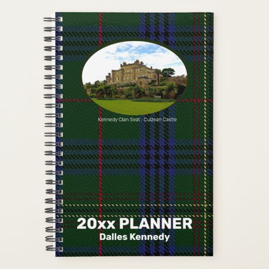 Custom Kennedy Scottish Castle Fotografy Weekly Planer (Vorderseite)