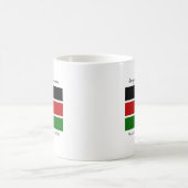 Custom Kenyan Mama Mama Kenya Flag Kaffeetasse (Mittel)