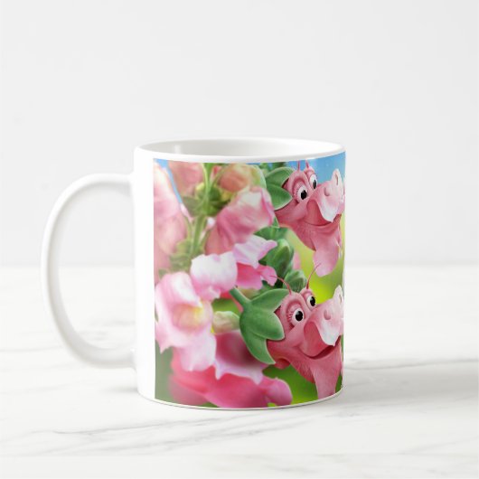 Custom Keramik Tasse Ladybug freundliche Snap Drag (Links)