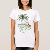 Custom Key West Beach T-Shirt (Vorderseite)