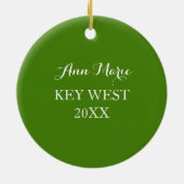 Custom Key West Ornament (Hinten)