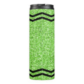 Custom Kids Apple Green Glitzer Crayon Tumbler Thermosbecher (Rückseite)