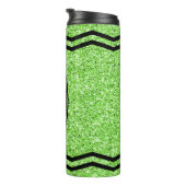 Custom Kids Apple Green Glitzer Crayon Tumbler Thermosbecher (Nach rechts gedreht)