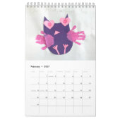 Custom Kids' Art Keepake Weihnachtsgeschenk Kalender (Feb 2027)