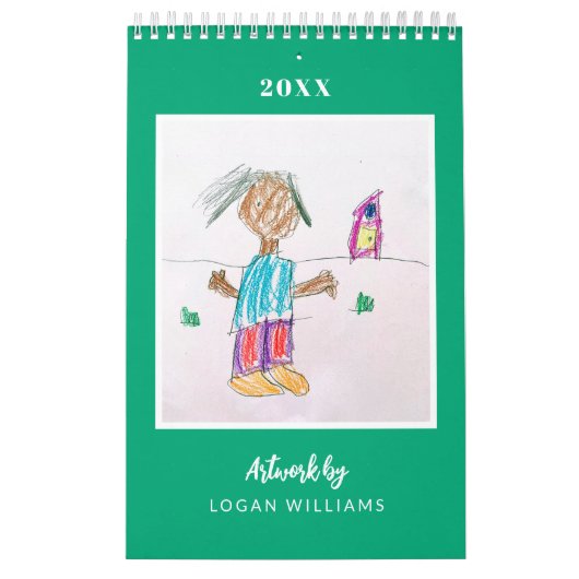 Custom Kids' Art Keepake Weihnachtsgeschenk Kalender (Titelbild)