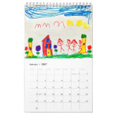 Custom Kids' Art Keepake Weihnachtsgeschenk Kalender (Jan 2027)