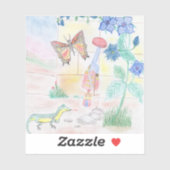 Custom Kids Artwork, Nutcracker Spielzeug, Schmett Aufkleber (Blatt)