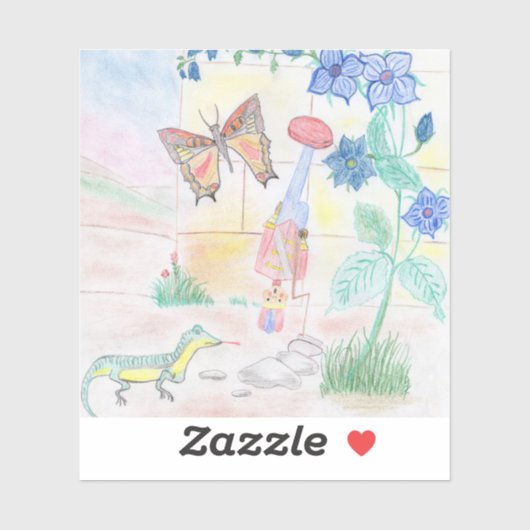 Custom Kids Artwork, Nutcracker Spielzeug, Schmett Aufkleber (Blatt)