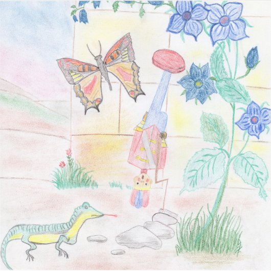 Custom Kids Artwork, Nutcracker Spielzeug, Schmett Aufkleber (Vorderseite)