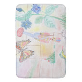 Custom Kids Artwork, Nutcracker Spielzeug, Schmett Badematte (Vorderseite Vertikal)