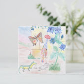 Custom Kids Artwork, Nutcracker Spielzeug, Schmett Einladung (Stehend Vorderseite)