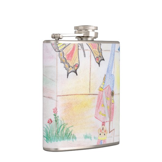 Custom Kids Artwork, Nutcracker Spielzeug, Schmett Flachmann (Rechts)