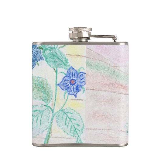 Custom Kids Artwork, Nutcracker Spielzeug, Schmett Flachmann (Rückseite)