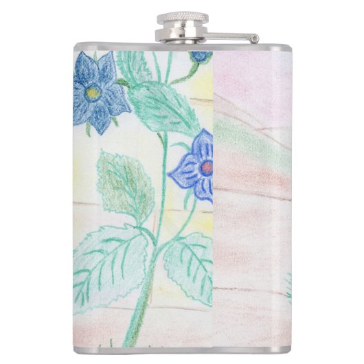 Custom Kids Artwork, Nutcracker Spielzeug, Schmett Flachmann (Rückseite)