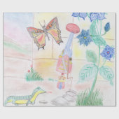 Custom Kids Artwork, Nutcracker Spielzeug, Schmett Geschenkpapier (Flach)