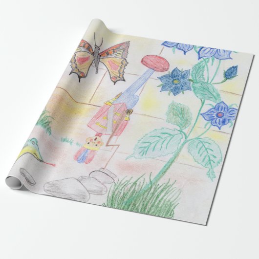 Custom Kids Artwork, Nutcracker Spielzeug, Schmett Geschenkpapier (Ungerollt)