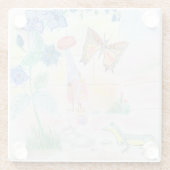 Custom Kids Artwork, Nutcracker Spielzeug, Schmett Glasuntersetzer (Rückseite)