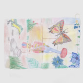 Custom Kids Artwork, Nutcracker Spielzeug, Schmett Golfhandtuch (Horizontal)