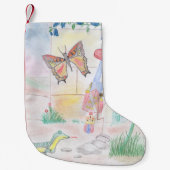 Custom Kids Artwork, Nutcracker Spielzeug, Schmett Kleiner Weihnachtsstrumpf (Vorderseite)