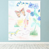 Custom Kids Artwork, Nutcracker Spielzeug, Schmett Leinwanddruck (Insitu (Holzboden))