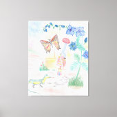 Custom Kids Artwork, Nutcracker Spielzeug, Schmett Leinwanddruck (Vorderseite)