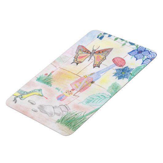 Custom Kids Artwork, Nutcracker Spielzeug, Schmett Magnet (Linke Seite)