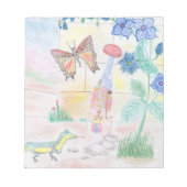 Custom Kids Artwork, Nutcracker Spielzeug, Schmett Notizblock (Vorderseite)