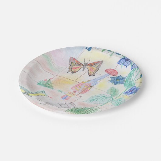 Custom Kids Artwork, Nutcracker Spielzeug, Schmett Pappteller (Schrägansicht)