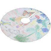 Custom Kids Artwork, Nutcracker Spielzeug, Schmett Polyester Weihnachtsbaumdecke (Schrägansicht)