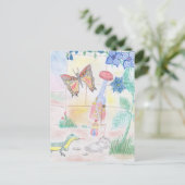 Custom Kids Artwork, Nutcracker Spielzeug, Schmett Postkarte (Stehend Vorderseite)